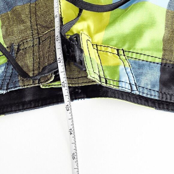 Billabong Mens Plaid Platinum PX-4 Swim Trunks Board Shorts Multi-Color Size 38 - Picture 7 of 9